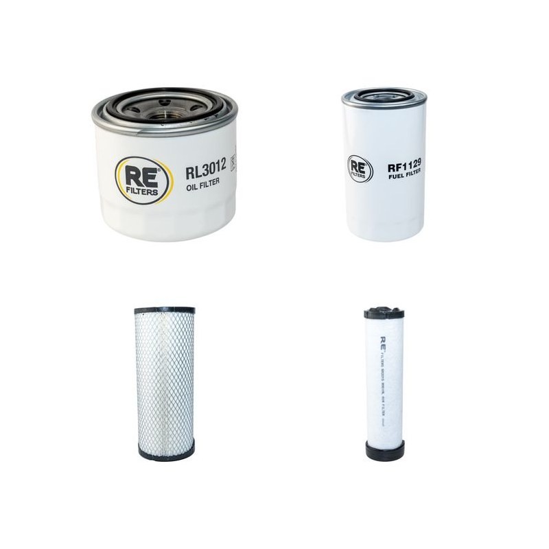 TURCHI 260 S Filter Service Kit Air Oil Fuel Filters w/Yanmar 4TNV88 Eng.