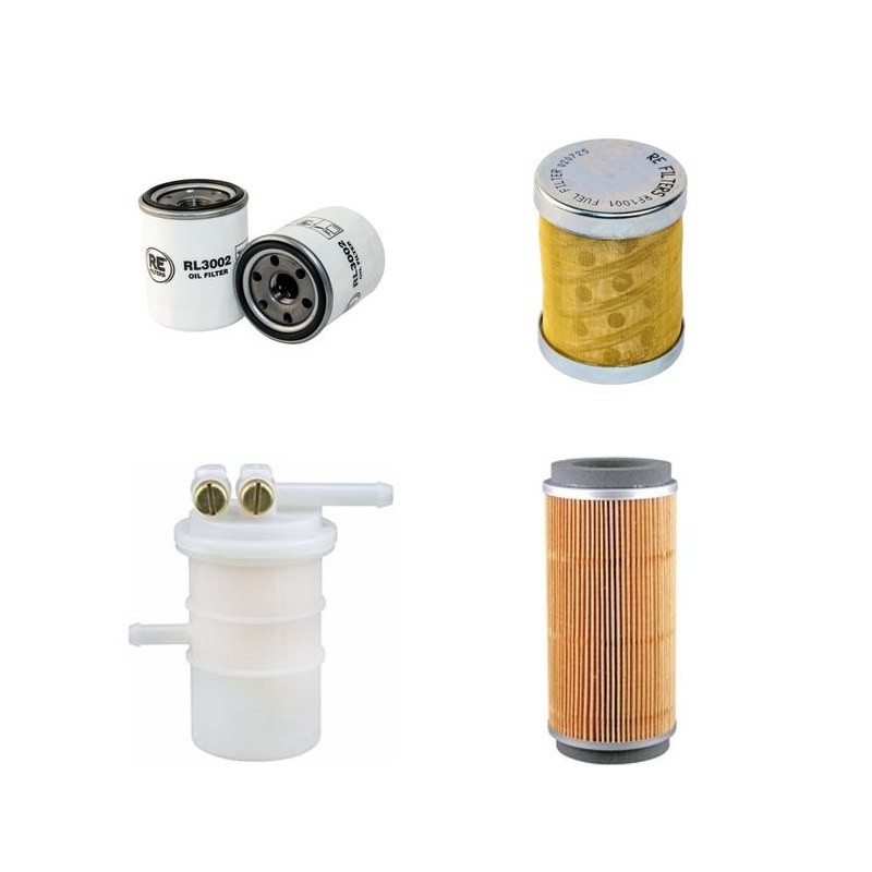 UNIC CRANES URW 376 Filter Service Kit Air Oil Fuel Filters w/MITSUBISHI  Eng.