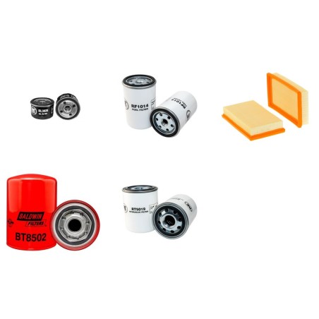 UNITRAC MINI DUMPER Filter Service Kit w/Lombardini Ldw502 Eng.