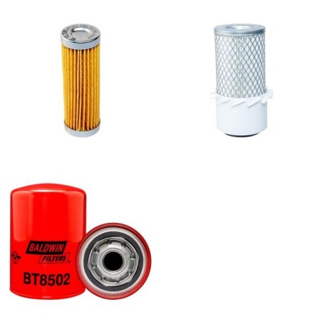 UNITRAC MINI DUMPER Filter Service Kit w/Kubota Zb400 Eng.