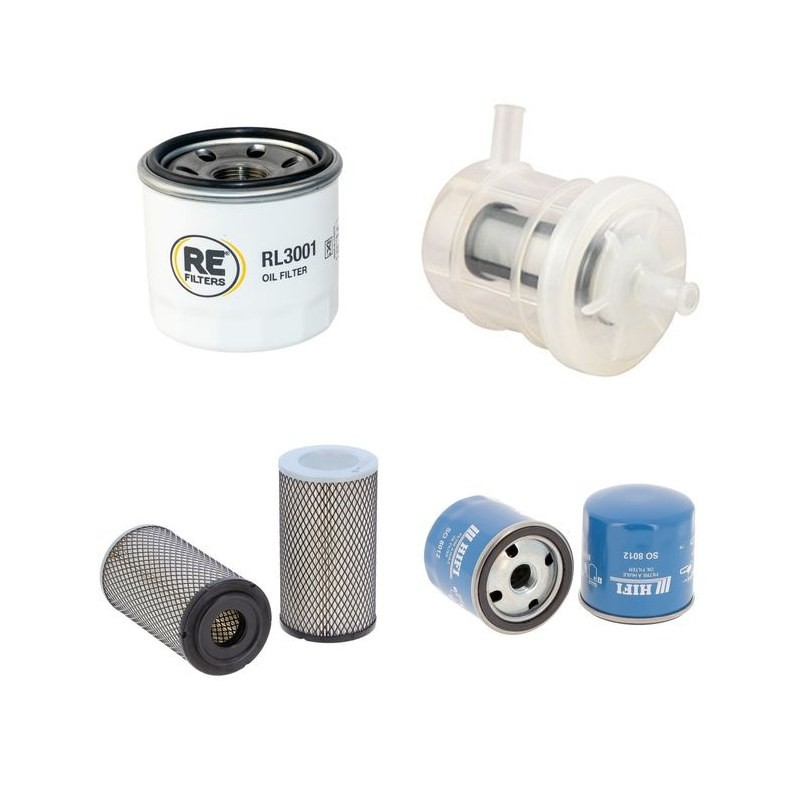 UTILEV UT 25 P Filter Service Kit w/Yanmar 4TNE92 Eng.