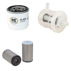 UTILEV UT25P Filter Service Kit w/Yanmar 4TNE92 Eng.