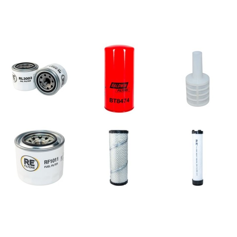 VALPADANA 1545 Filter Service Kit w/Yanmar 4TNV84-KLAN Eng.   YR  2008-