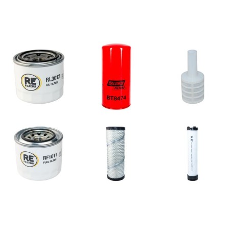 VALPADANA 1650 Filter Service Kit w/Yanmar 4TNV Eng.