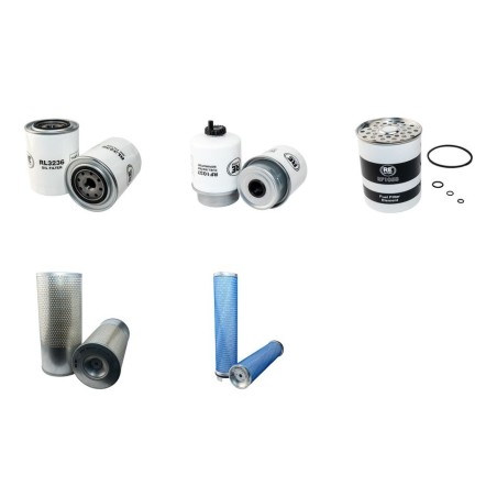 VALTRA 6750 HI Filter Service Kit Air Oil Fuel Filters w/VALMET 420DWRIE Eng.   YR  2002- 110 CH