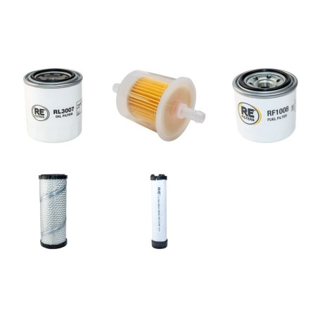 VANDAELE TVL 22-12 Filter Service Kit w/Kubota V1505 Eng.