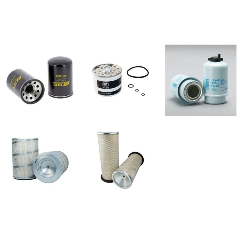 BOURGOUIN JL 410 Filter Service Kit Air Oil Fuel Filters w/JOHN DEERE  Eng.