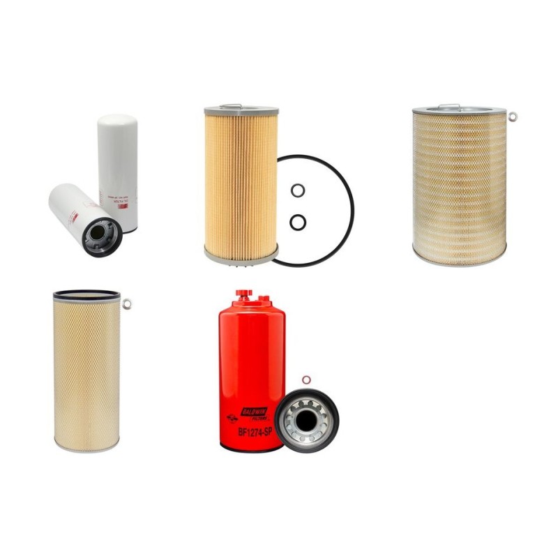 VANDEL QS 550 Filter Service Kit w/Cummins QSX15TIER3 Eng.   YR  2008-