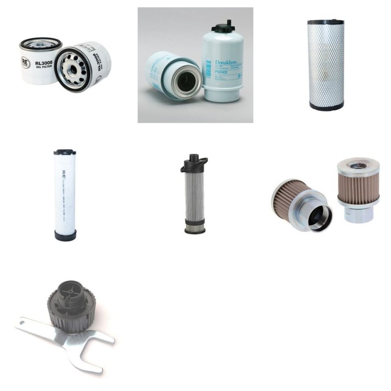 VENIERI VF 4.63 F Filter Service Kit w/Perkins 804CT Eng.   YR  2007-