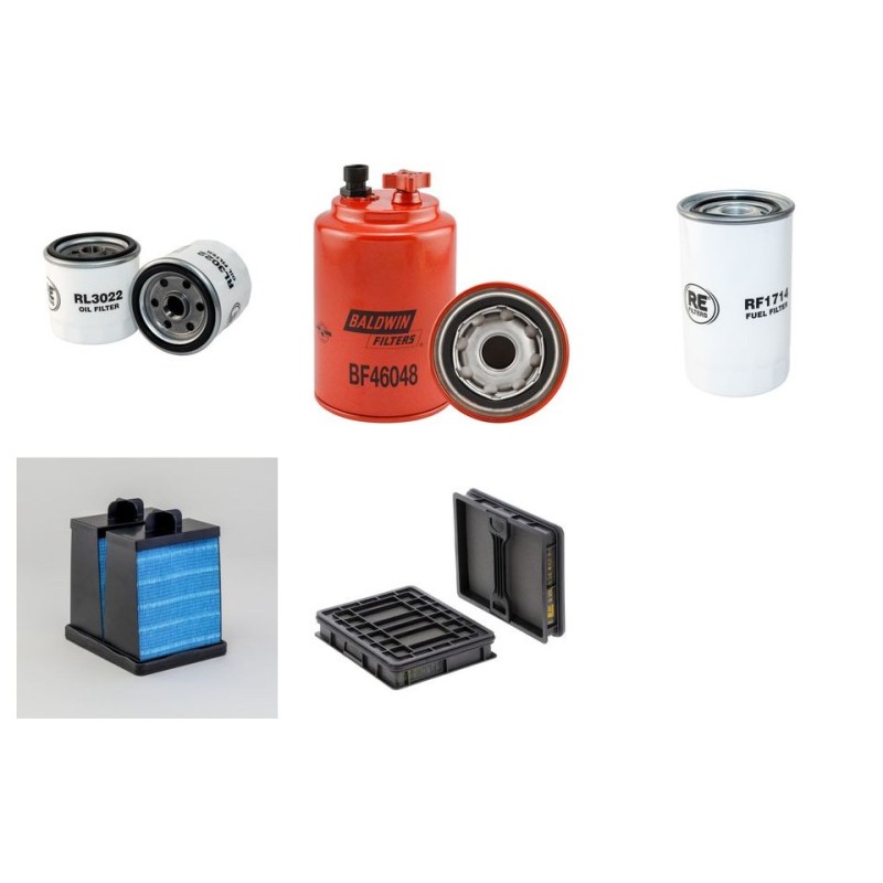 VERMEER BC 1200 XL Filter Service Kit w/Cummins  Eng.   YR  2015