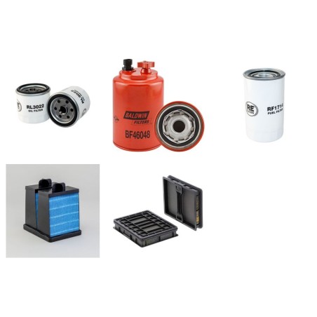 VERMEER BC 1200 XL Filter Service Kit w/Cummins  Eng.   YR  2015