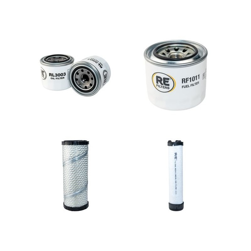 VERMEER SC 372 Filter Service Kit Air Oil Fuel Filters w/Yanmar 3TNV88-TIER4 Eng.