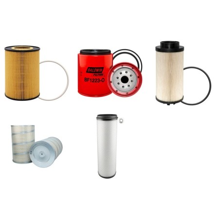 VERVAET ARRACHEUSE Filter Service Kit Air Oil Fuel Filters w/DAF XE315C Eng.   YR  2003-