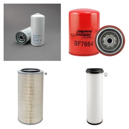 VERVAET HYDRO 2001 Filter Service Kit Air Oil Fuel Filters w/DAF  Eng.