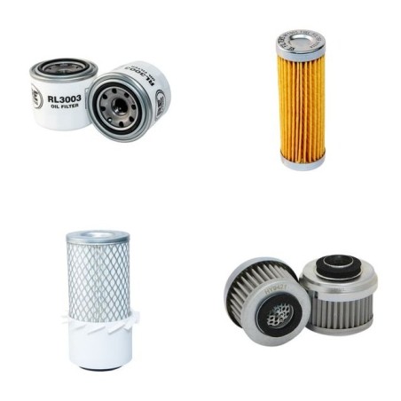 VOELKER ED 602 Filter Service Kit w/Kubota D850B Eng.