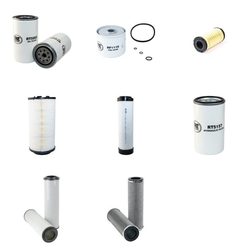 VOGELE SUPER 1600-1 Filter Service Kit w/Perkins 1104D Eng.
