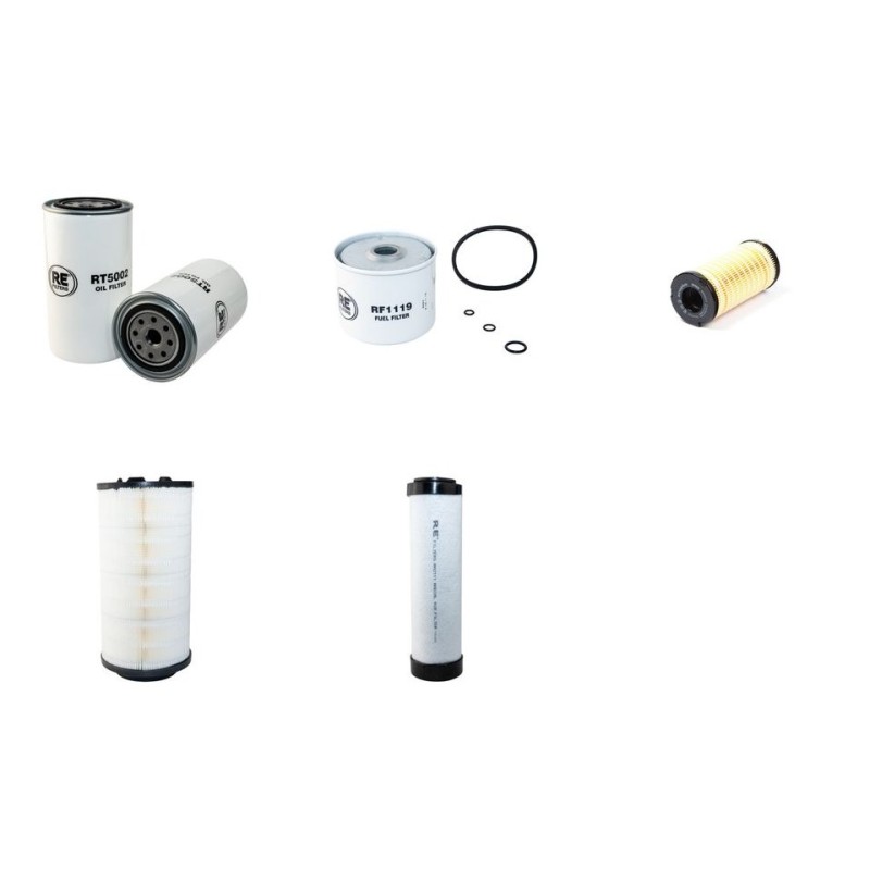 VOGELE SUPER 1600-1 Filter Service Kit Air Oil Fuel Filters w/Perkins 1104D Eng.