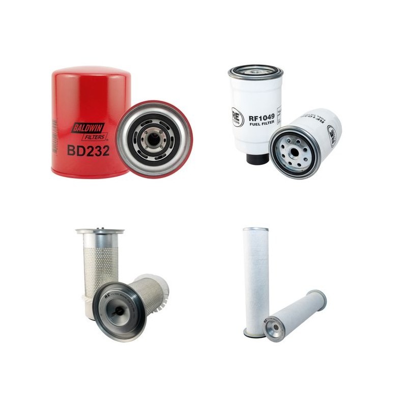BRAUD + FAUCHEUX 1620 Filter Service Kit Air Oil Fuel Filters w/Iveco  Eng.     115 CH