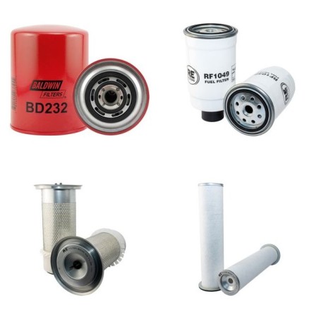 BRAUD + FAUCHEUX 1620 Filter Service Kit Air Oil Fuel Filters w/Iveco  Eng.     115 CH