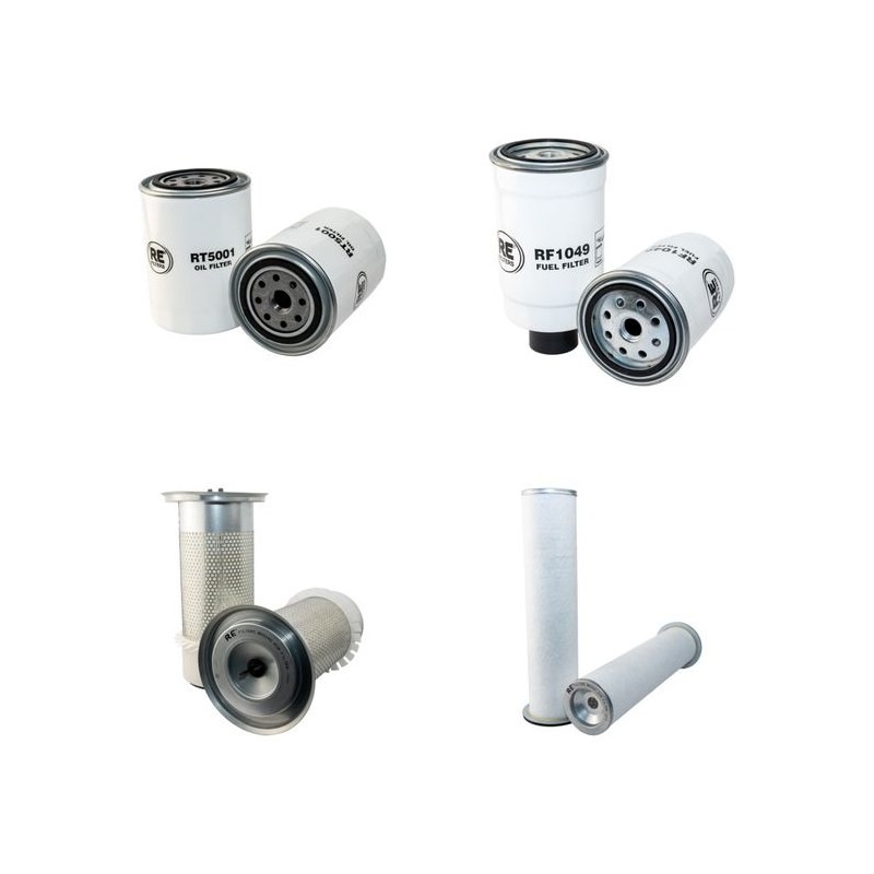BRAUD + FAUCHEUX 2514 Filter Service Kit Air Oil Fuel Filters w/Perkins  Eng.