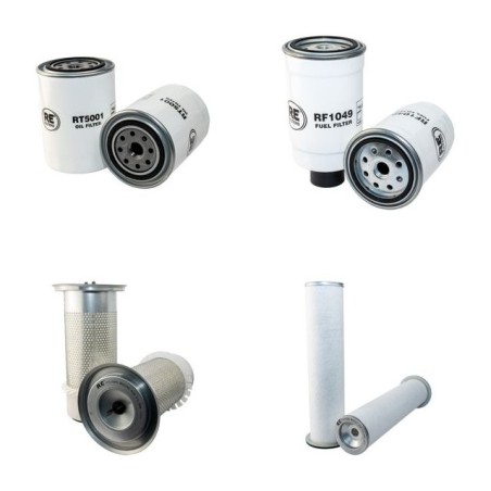 BRAUD + FAUCHEUX 2714 Filter Service Kit Air Oil Fuel Filters w/Perkins  Eng.