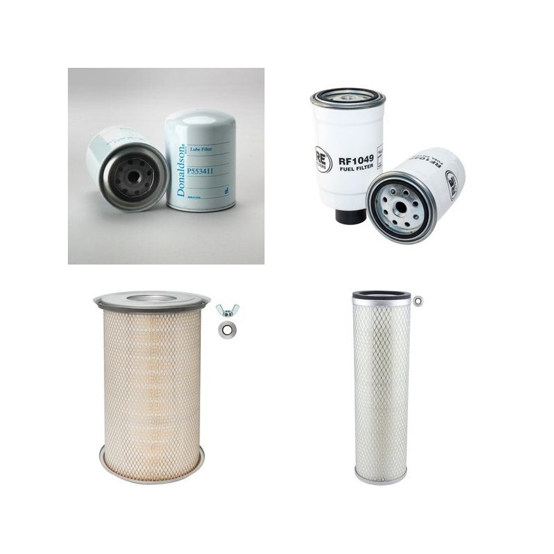 BRAUD + FAUCHEUX SB 58 Filter Service Kit Air Oil Fuel Filters w/Iveco 6CYLATMO Eng. SN  0018-0049