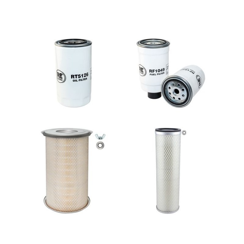 BRAUD + FAUCHEUX SB 60 TIER 2 Filter Service Kit Air Oil Fuel Filters w/Iveco  Eng.