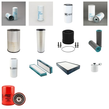 Filter Kit for Volvo A 25D Filter Service Kit with Volvo D10B-ACE2 engine Serial No 15600-