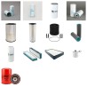 Filter Kit for Volvo A 25D Filter Service Kit with Volvo D10B-ACE2 engine Serial No 15600-