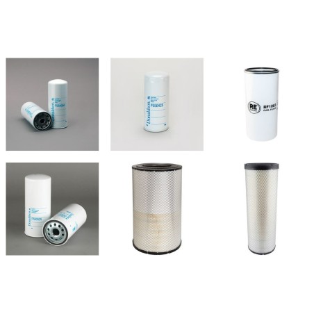 Filter Kit for Volvo A 25D Filter Service Kit Air Oil Fuel Filters with Volvo D10B-ACE2 engine Serial No 15600-
