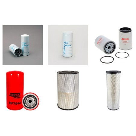 Filter Kit for Volvo A 25D Filter Service Kit with Volvo D10B-ACE2 engine Serial No 11434-15599