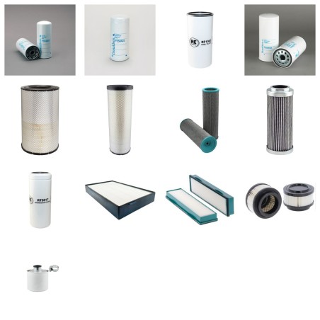 Filter Kit for Volvo A 30 E Filter Service Kit with Volvo D9BADE3 engine Serial No 12001- YR 2007-
