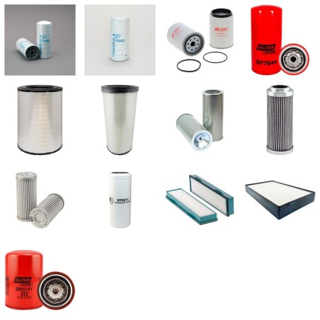 Filter Kit for Volvo A 35 E Filter Service Kit with Volvo D12 engine  YR -2009