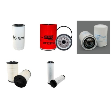 Filter Kit for Volvo ABG 6870 Filter Service Kit Air Oil Fuel Filters with Deutz TCD2013L04-2V engine Serial No 20735- YR 2009-