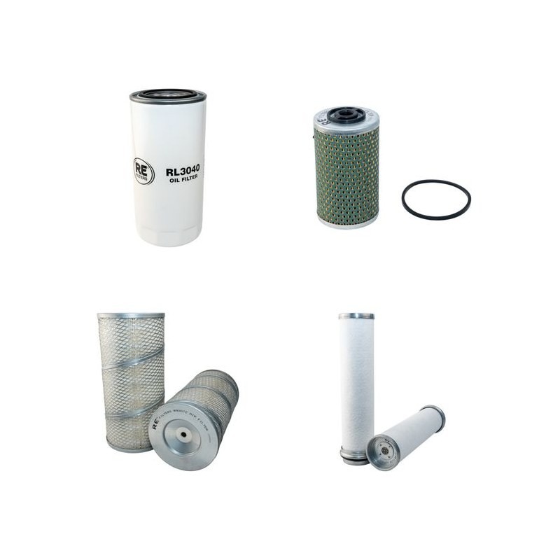 VOLVO BM 814 Filter Service Kit Air Oil Fuel Filters w/VOLVO  Eng.