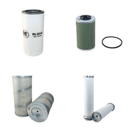 Filter Kit for Volvo BM 814 Filter Service Kit Air Oil Fuel Filters with Volvo  engine