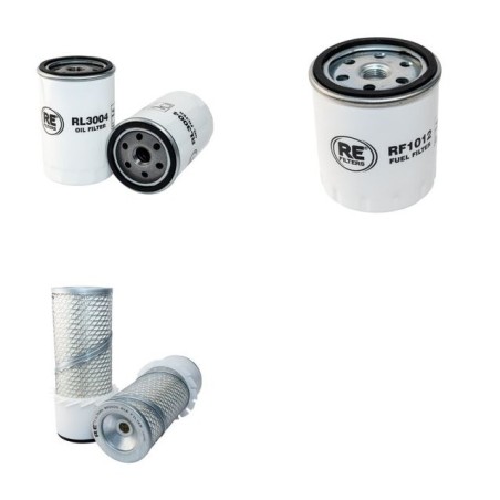 Filter Kit for Volvo DD 23 Filter Service Kit Air Oil Fuel Filters with Deutz F2L511 engine