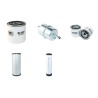 Filter Kit for Volvo DD 28 HF Filter Service Kit Air Oil Fuel Filters with Kubota V2203 engine  YR 2003-