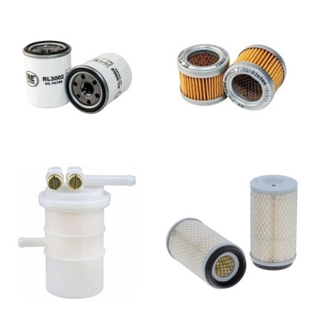 VOLVO EB 22.4 Filter Service Kit Air Oil Fuel Filters    SN  -16669