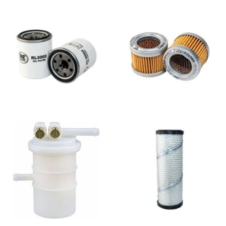 Filter Kit for Volvo EB 30.4 Filter Service Kit Air Oil Fuel Filters  Serial No 13400-