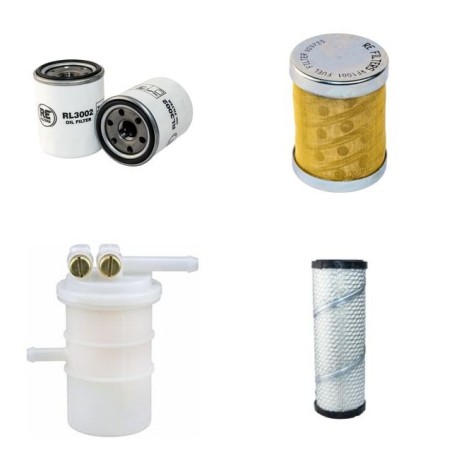Filter Kit for Volvo EB 406 Filter Service Kit Air Oil Fuel Filters  Serial No 15894-