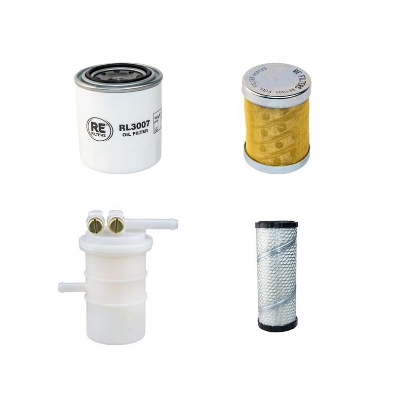 Filter Kit for Volvo EB 450 XT Filter Service Kit Air Oil Fuel Filters with MITSUBIHI K4ND-61ES engine