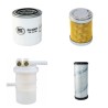 Filter Kit for Volvo EB 450 XT Filter Service Kit Air Oil Fuel Filters with MITSUBIHI K4ND-61ES engine