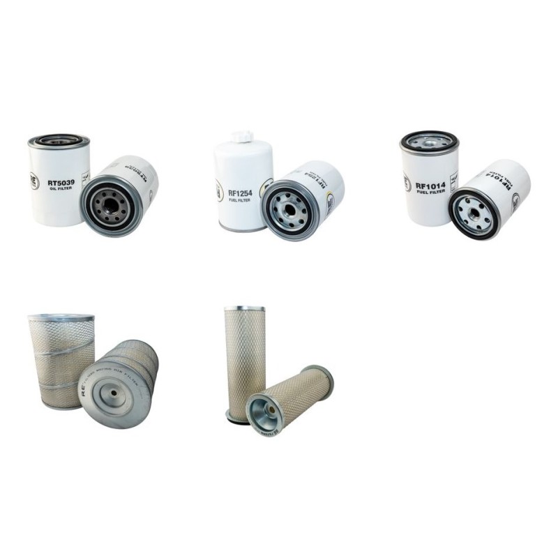 Volvo EC140 Filter Service Kit W/ Cummins Engine - Air, Oil, Fuel Filters