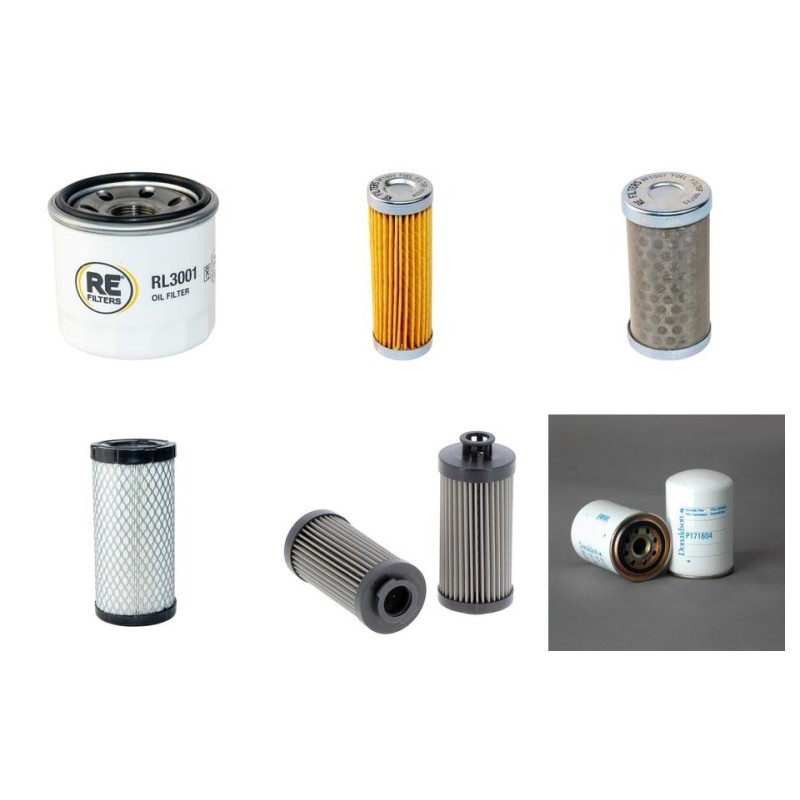 Volvo EC15D Filter Service Kit