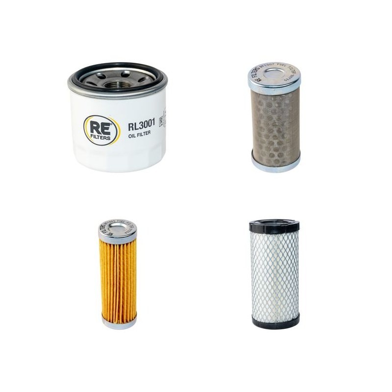 Filter Kit for Volvo EC 18 D Filter Service Kit Air Oil Fuel Filters with Volvo D0.9-EF08 engine  YR 2015
