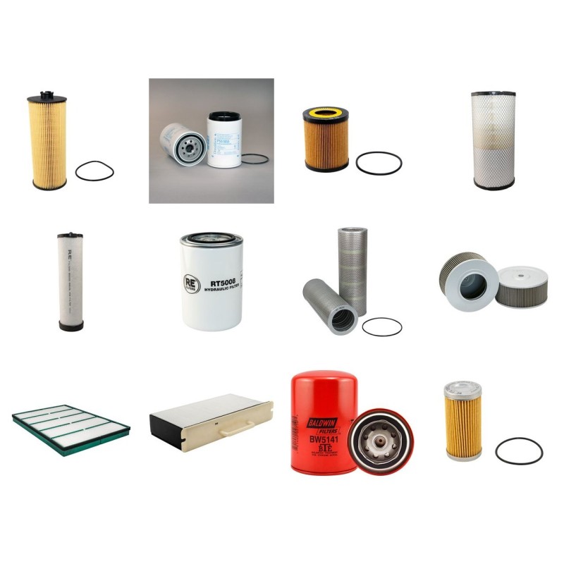 Filter Kit for Volvo EC 180 B Filter Service Kit with Volvo D6D-Ehe2 engine 2003-