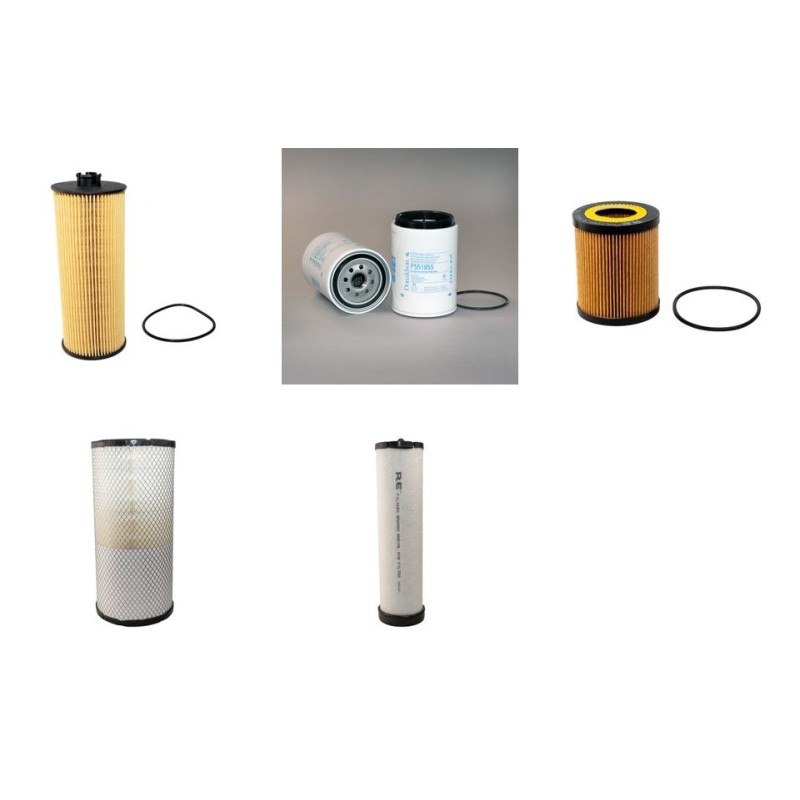 Filter Kit for Volvo EC 180 B Filter Service Kit Air Oil Fuel Filters with Volvo D6D-EHE2 engine  YR 2003-