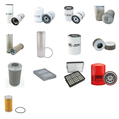 Filter Kit for Volvo EC 240 A-LC Filter Service Kit with Cummins C8.3C engine
