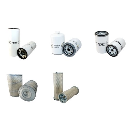 Filter Kit for Volvo EC 240 A-LC Filter Service Kit Air Oil Fuel Filters with Cummins C8.3C engine